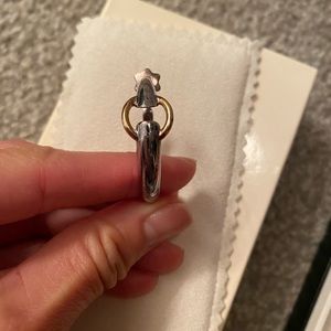 Mont Blanc hoop earrings - NWT